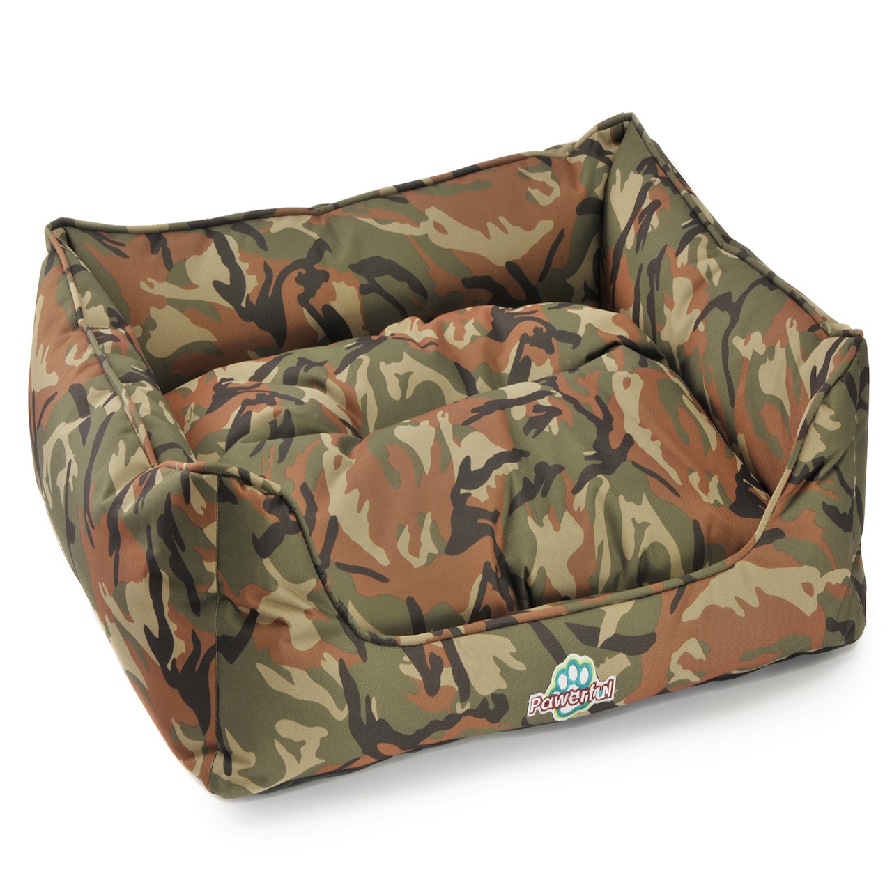 Cama Afrodita Estampado militar verde Mediana 