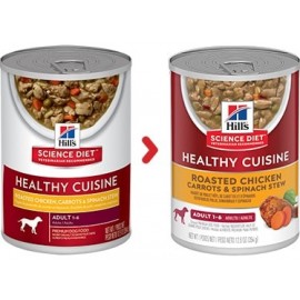 Adult healthy cuisine (lata estofado) canino