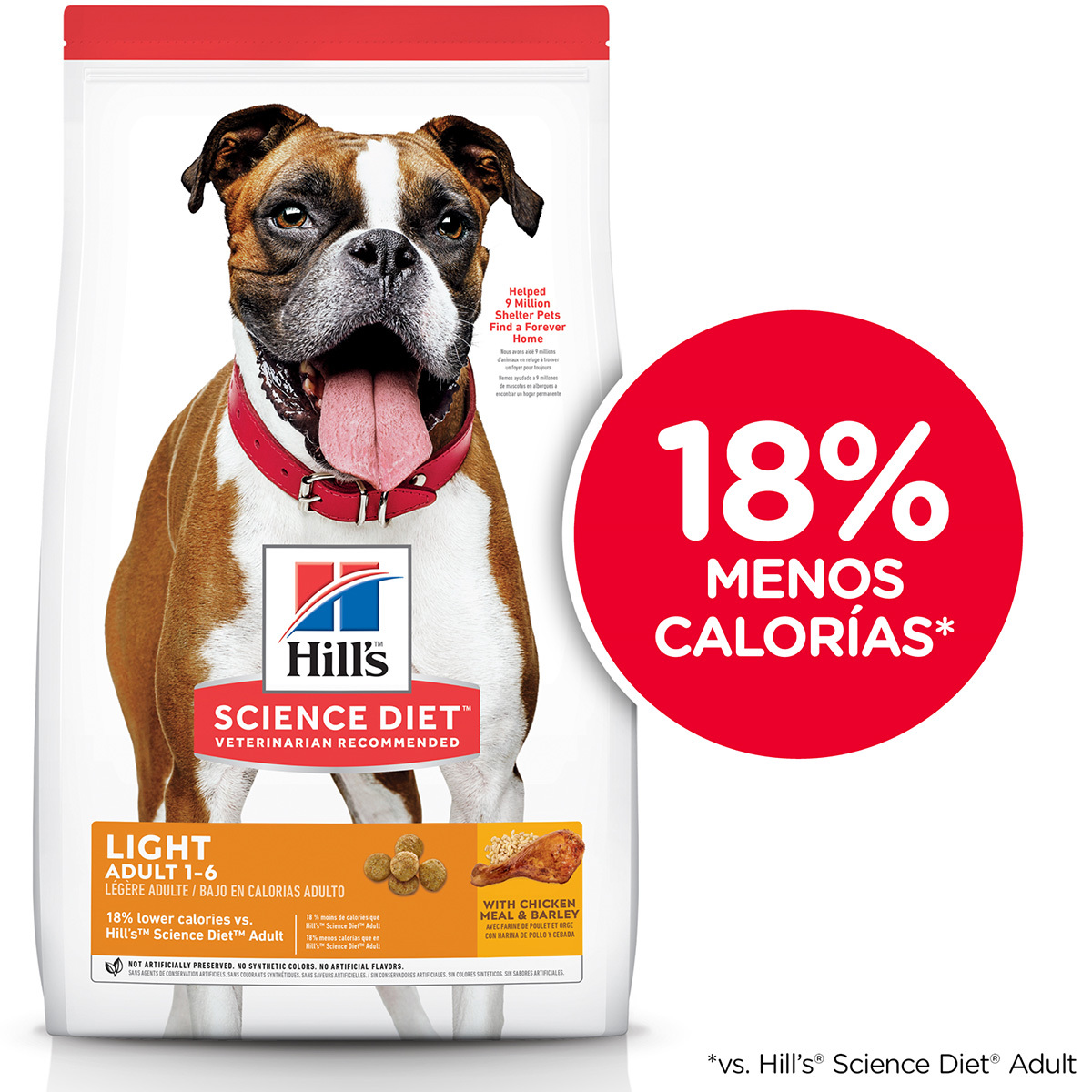 Hill's Science Diet Light Alimento Seco para Perro Adulto 13.6