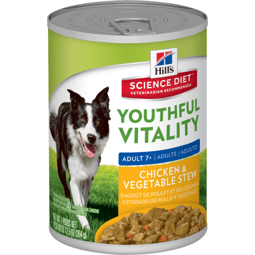 Youthful vitality 7+ (lata estofado) canino 370 gr 
