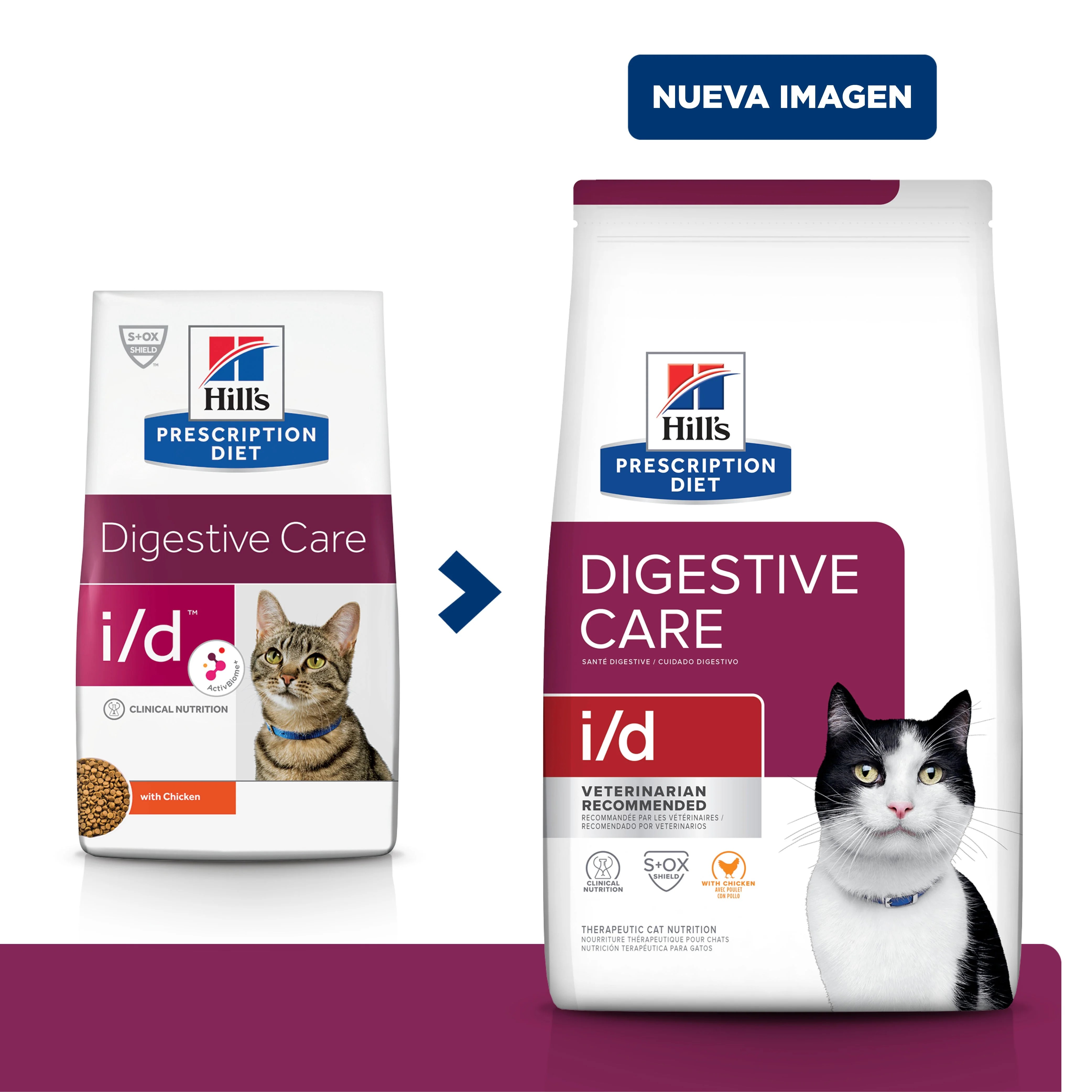 Hill's Prescription Diet i/d Alimento Seco Gastrointestinal para Gato 1.8 kg 