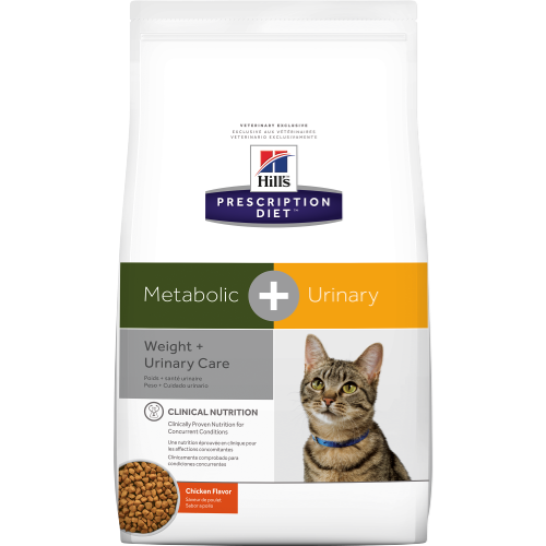 Hill's Prescription Diet Metabolic + Urinary Alimento Seco Peso/Urinario para Gato 2.9  kg 