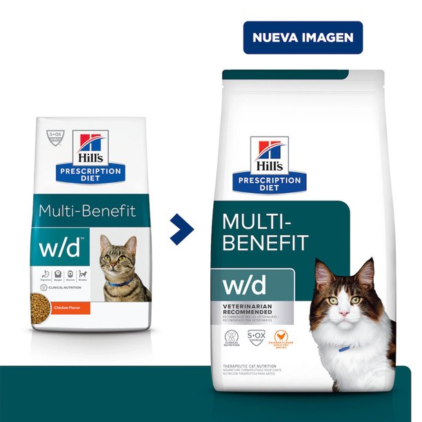 Hill's Prescription Diet w/d  Multibenefit Alimento Seco para Gato Adulto 3.9 kg 