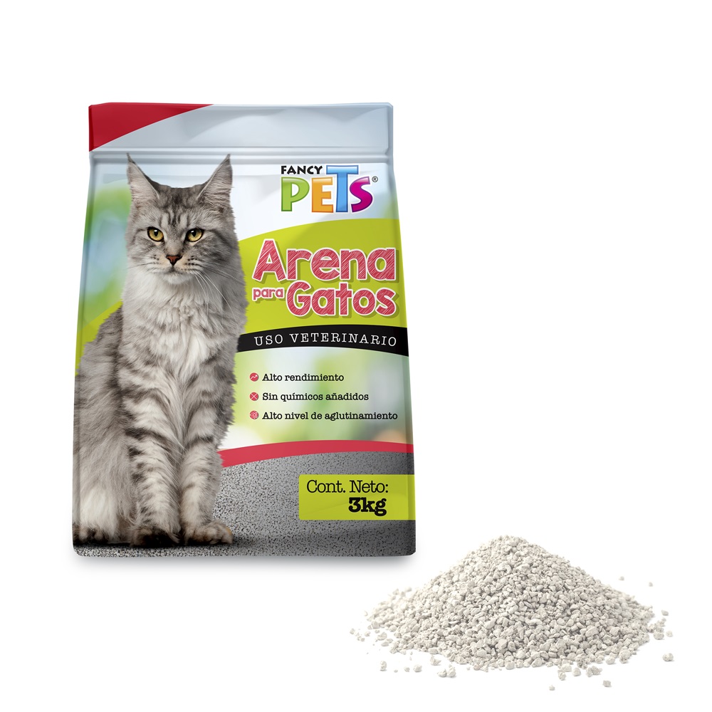 Arena para gato bolsa 3 kg