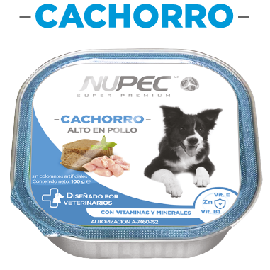 Nupec cachorro alto en pollo lata