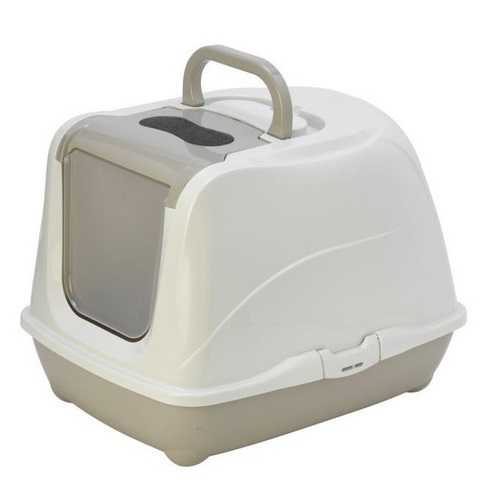 Arenero para gato - flip cat gris 50.2 x 38.8 x 37.7 cm 