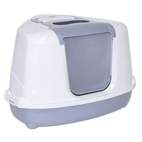 Arenero para gato - flip corner gris  
