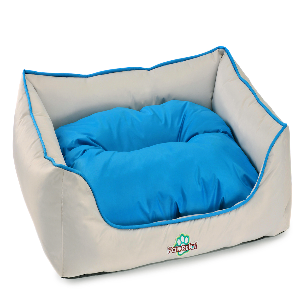Cama Hermes gris con azul Chica 