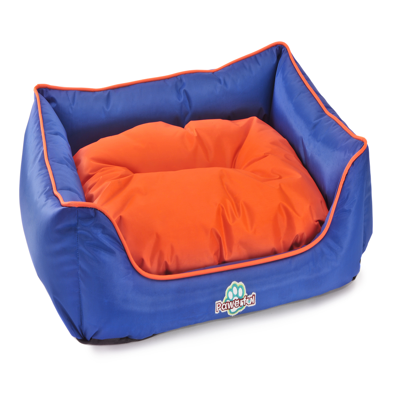 Cama Hermes azul con naranja Mediana