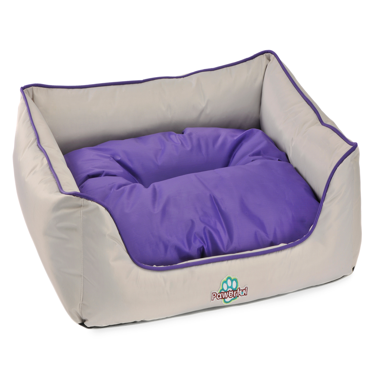 Cama Hermes gris con morado Mediana 