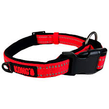 Collar Suave de Nylon Rojo Mediano  Mediano 