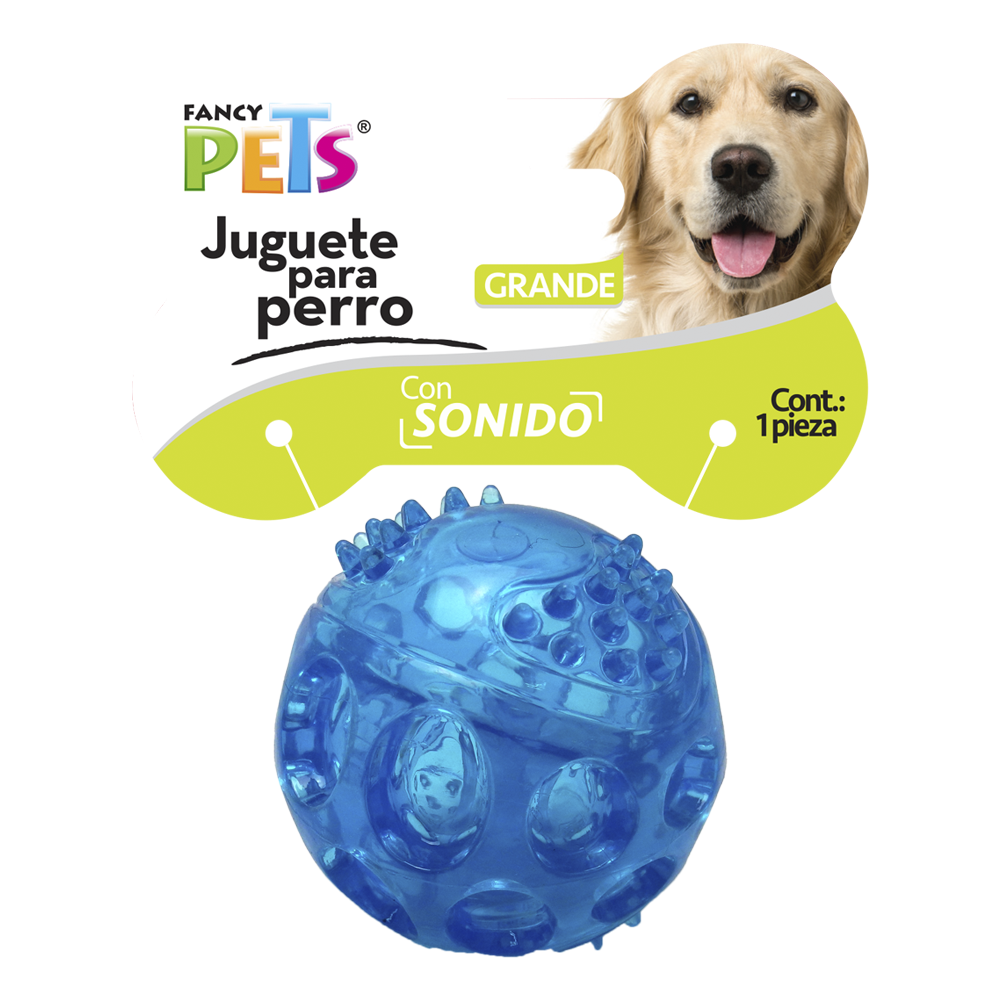 Juguete pelota flexible gde con sonido  