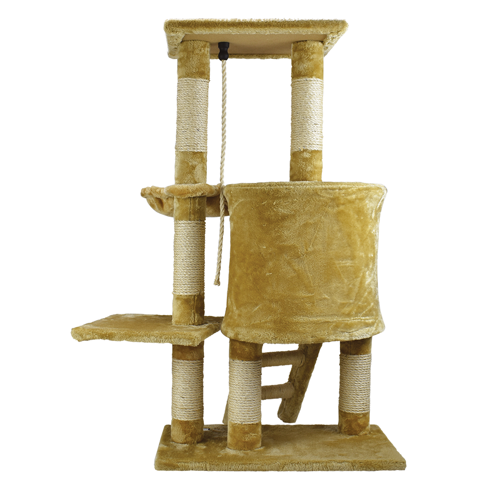 Mueble para gato con casa y hamaca 96 cm