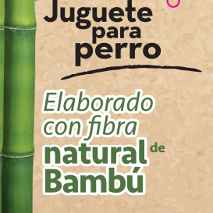 Juguete hueso ch triple de bambú sabor pollo nature