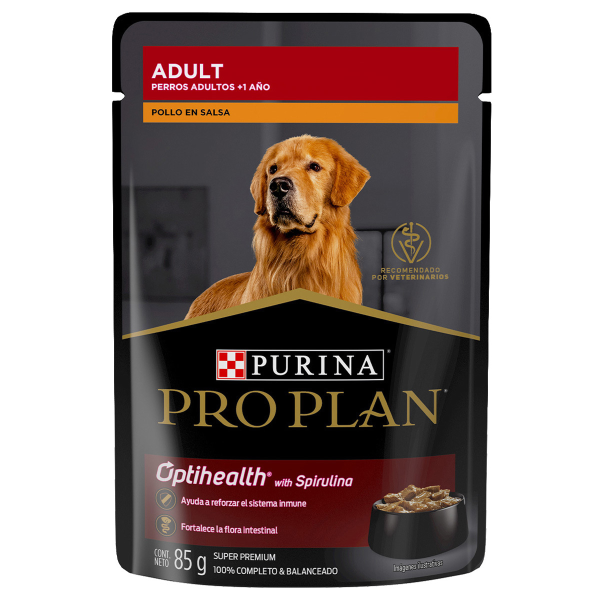 Pro plan pouch perro adulto carne 85 gr 