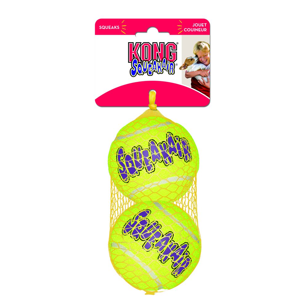 Pelotas squeakair grandes amarillo 