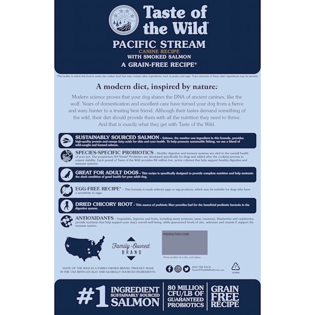 Taste pacific stream canine 6.35
