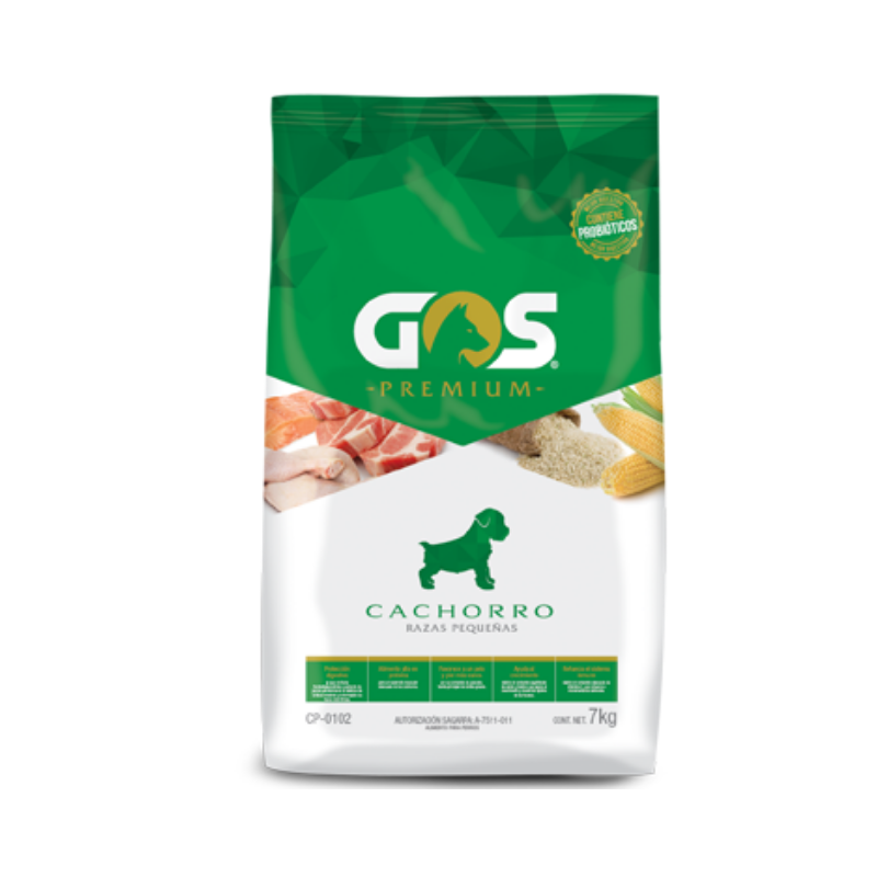 Gos premium cachorro razas pequeñas
