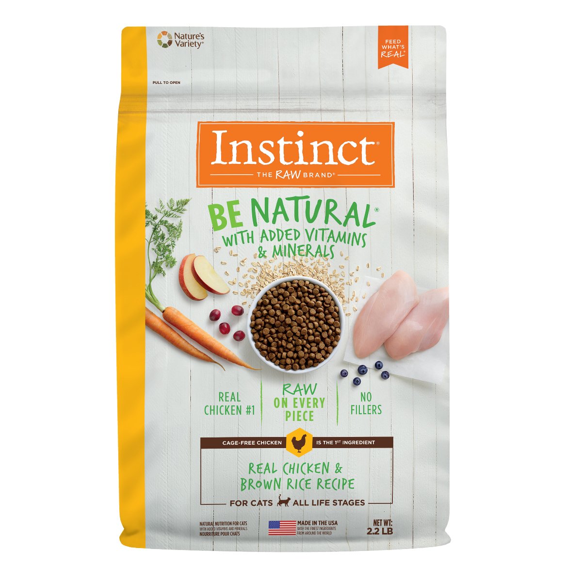 Instinct be natural pollo para gato 1 kg 
