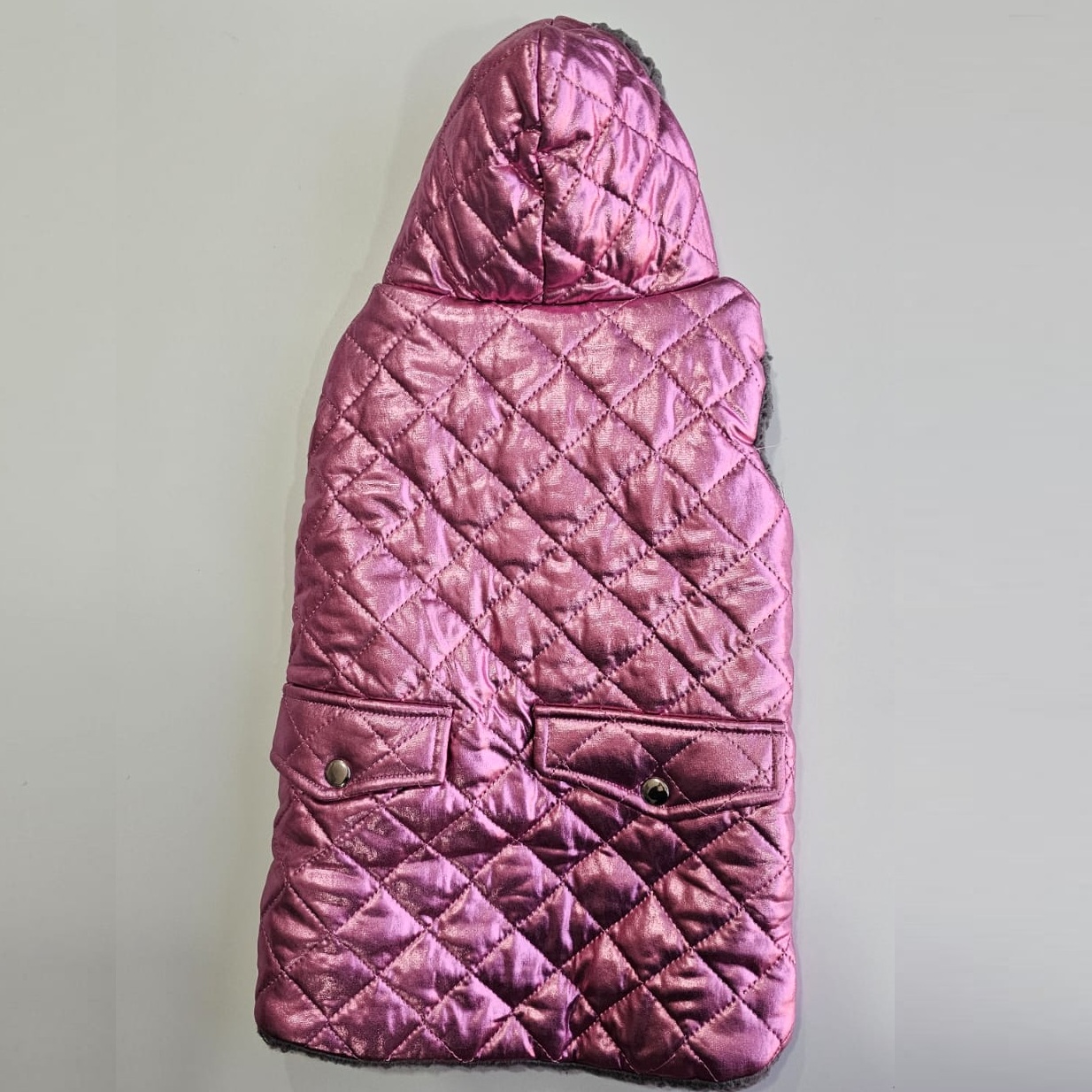 Chamarra metálica Color rosa / 4 Pza