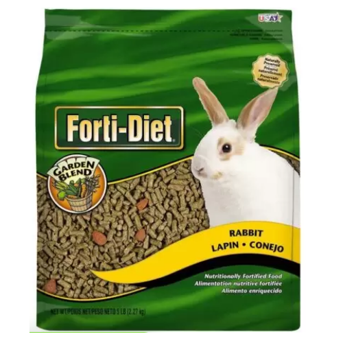 Alimento para conejo forti-diet Color verde. / 2.26 kg