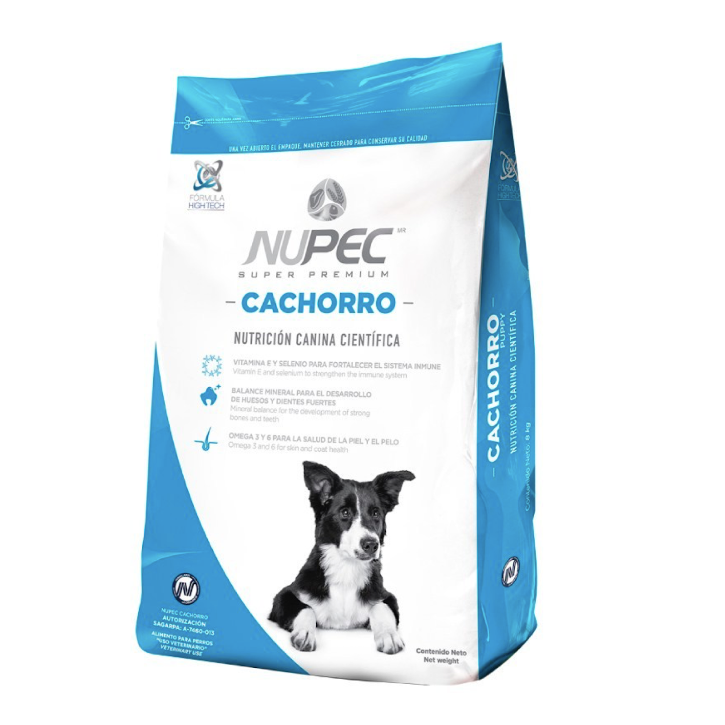 Alimento para cachorro nupec sp 8 kg 