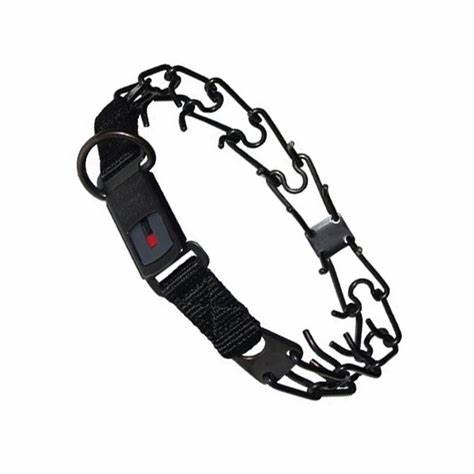 Collar de entrenamiento ultra negro con broche