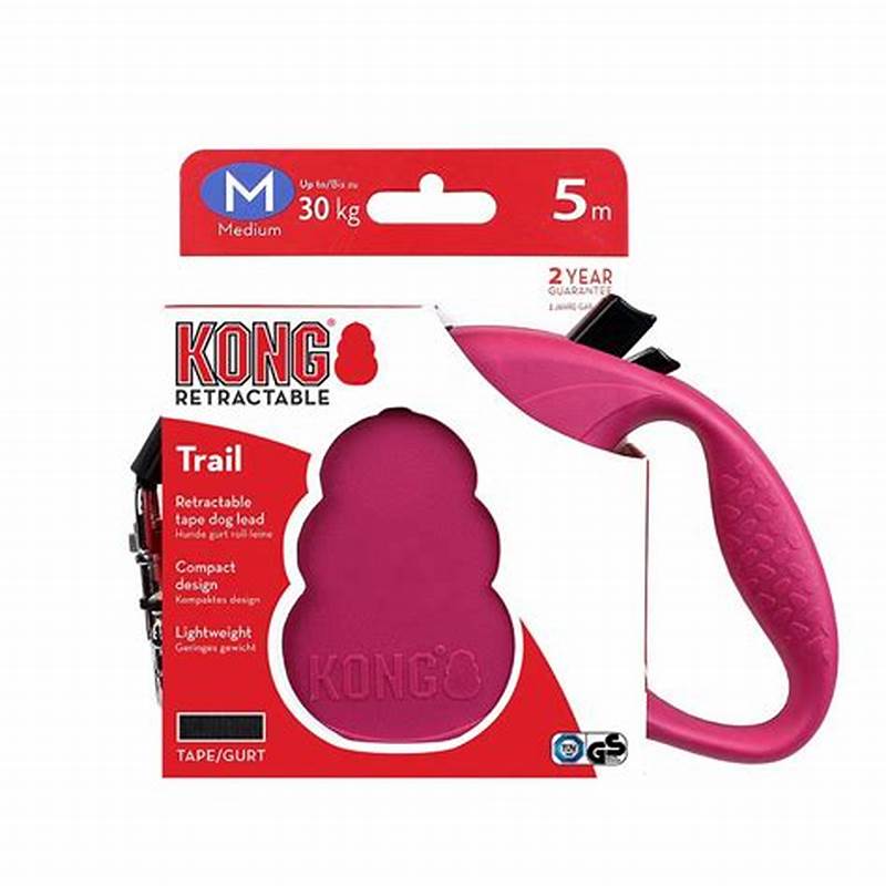 Correa Retráctil Trail Rosa Mediana  