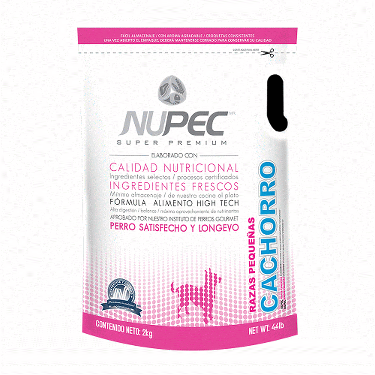 Alimento para cachorro raza pequeña nupec sp
