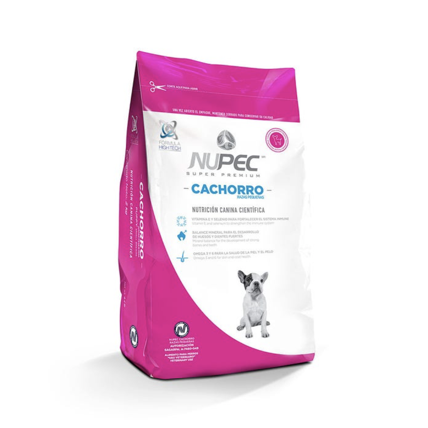 Alimento para cachorro raza pequeña nupec sp 8 kg 