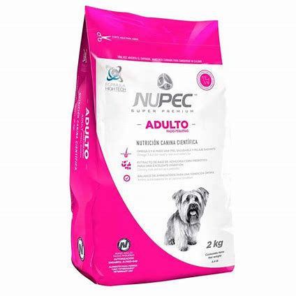 Alimento para perro adulto raza pequeña nupec sp 2 kg 