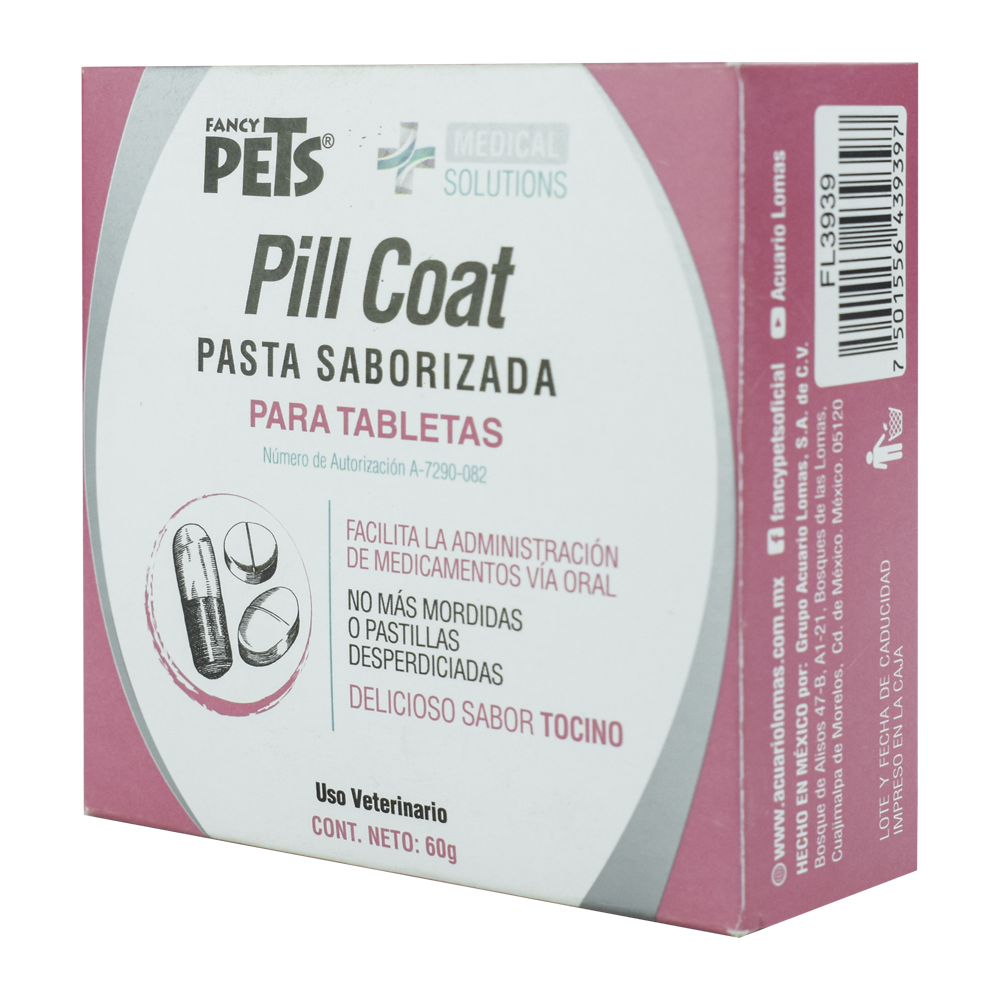 MS-pill coat pasta saborizada