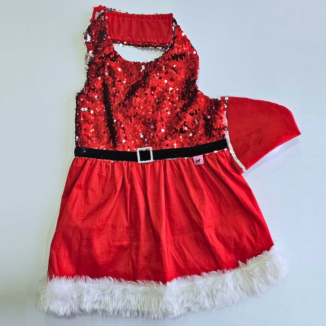 Vestido santa con gorro talla 6 