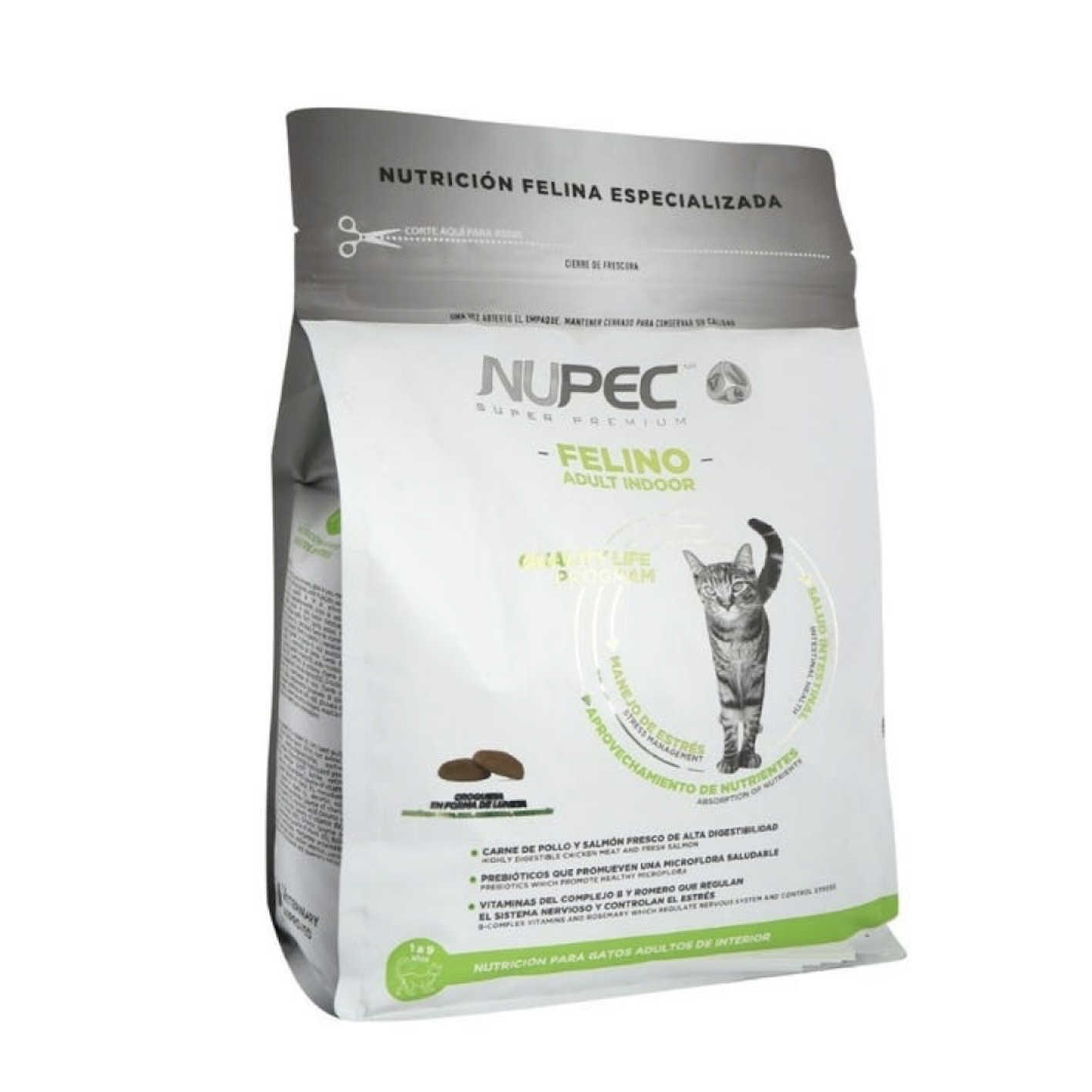Alimento para gato adulto indoor feline nupec sp 3 kg 