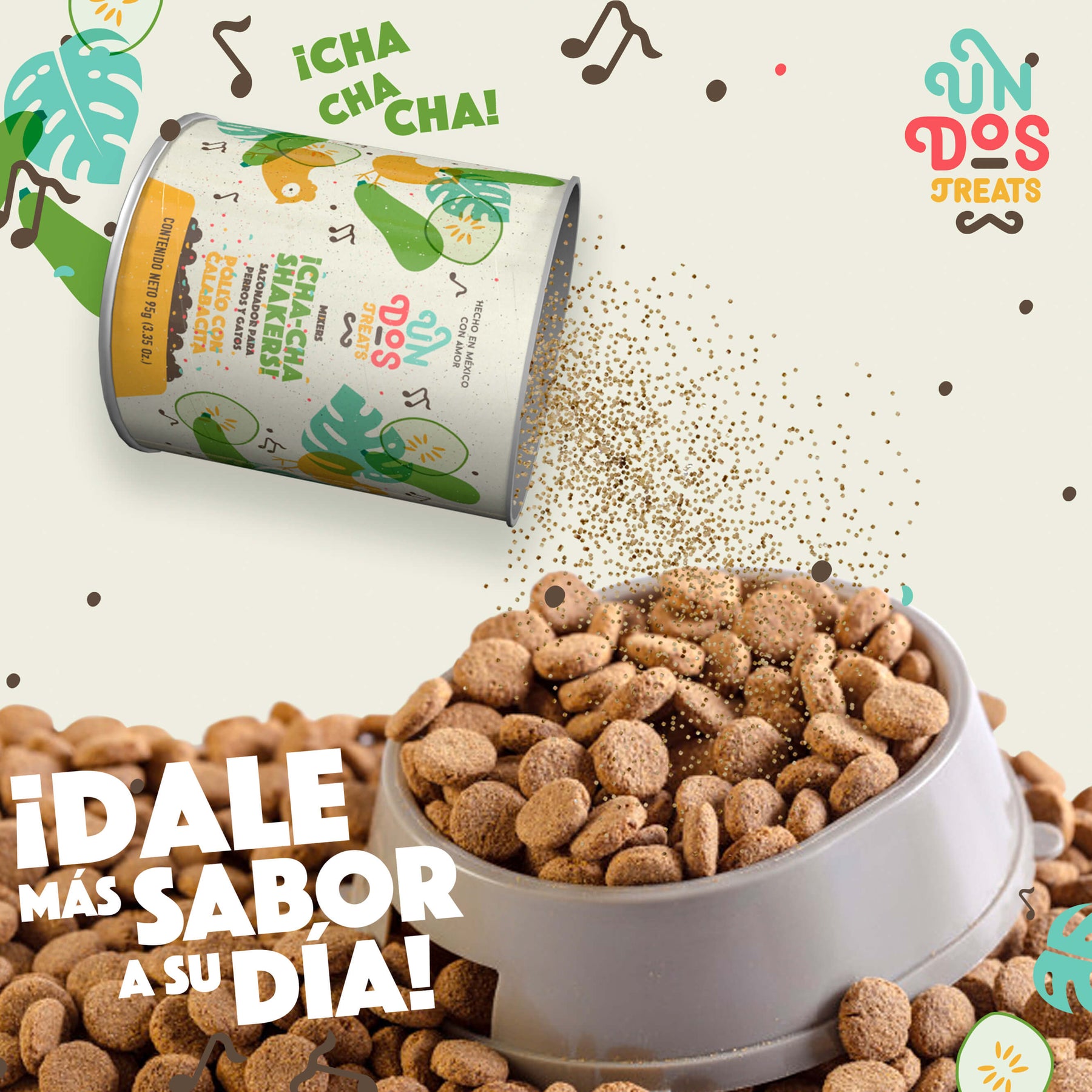 Cha-cha shakers pollo con calabacitas