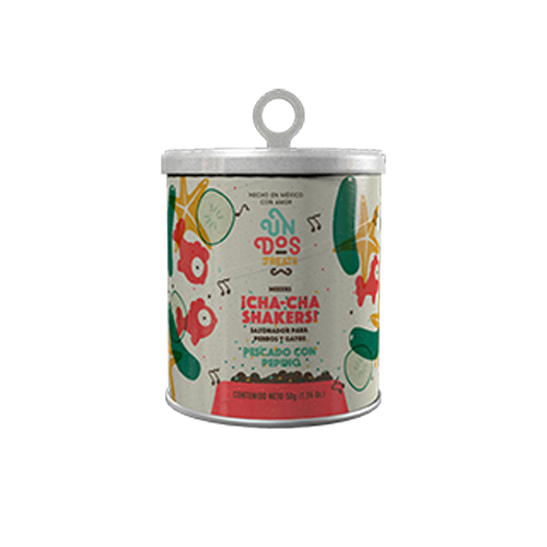 Cha-cha shakers pescado con pepino