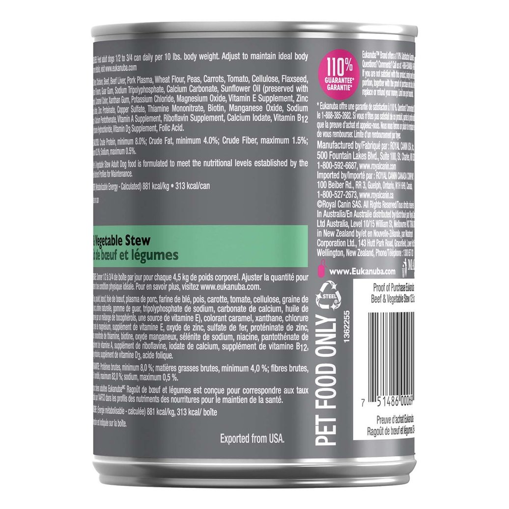 Adult beef & veggies