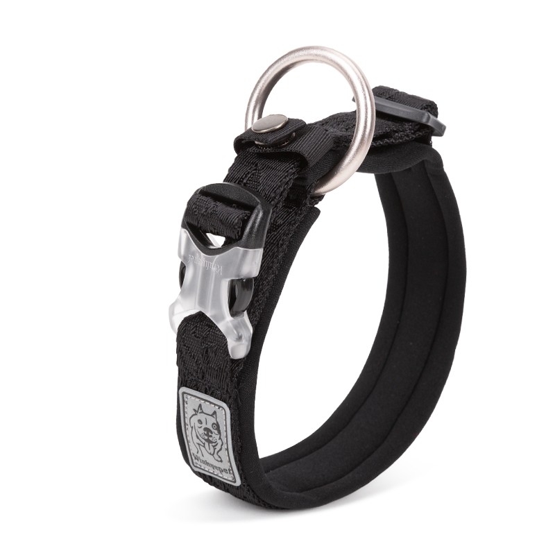 Collar suave winhyepet para perro negro jumbo