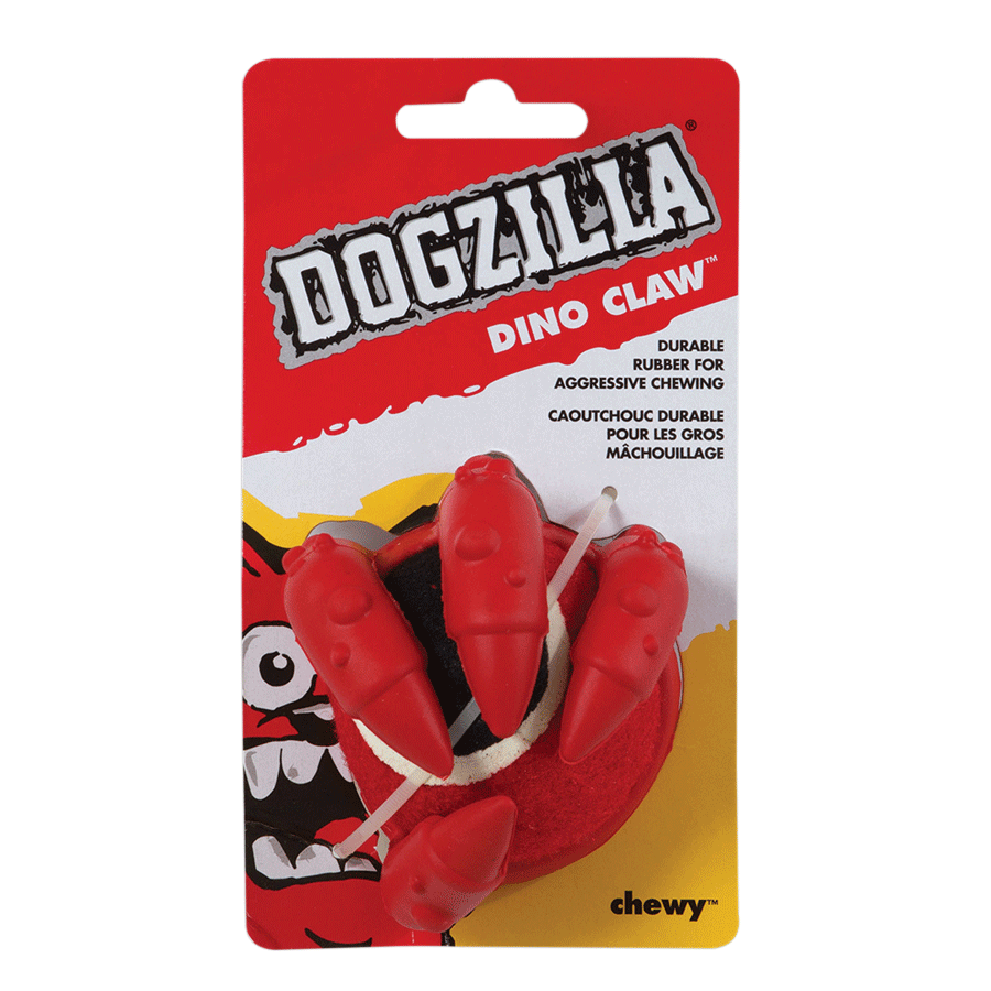 Juguete p/perro dogzilla - dino claw  