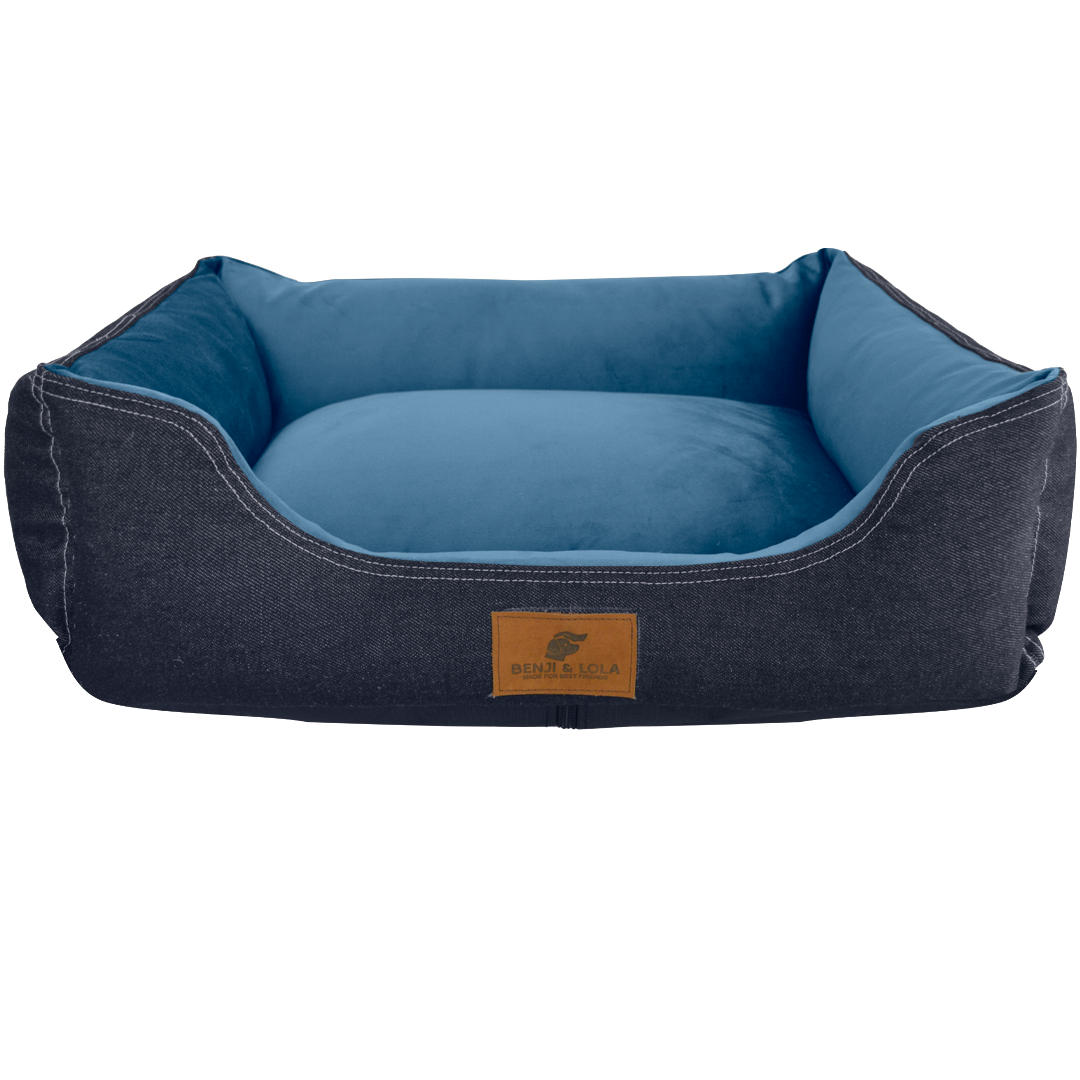Cama venecia Mezclilla C/ Azul chica 