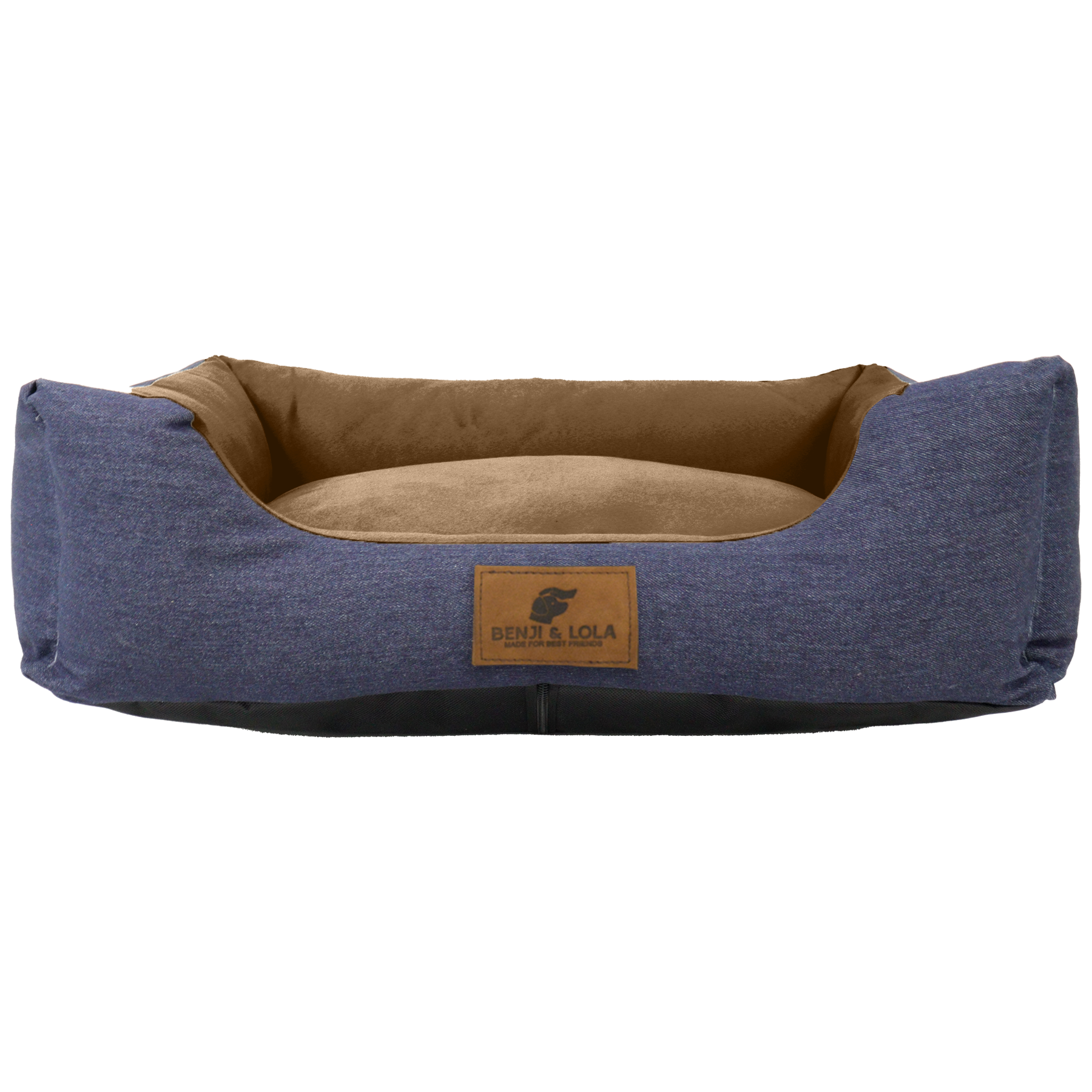 Cama venecia Mezclilla C/ Café Md
