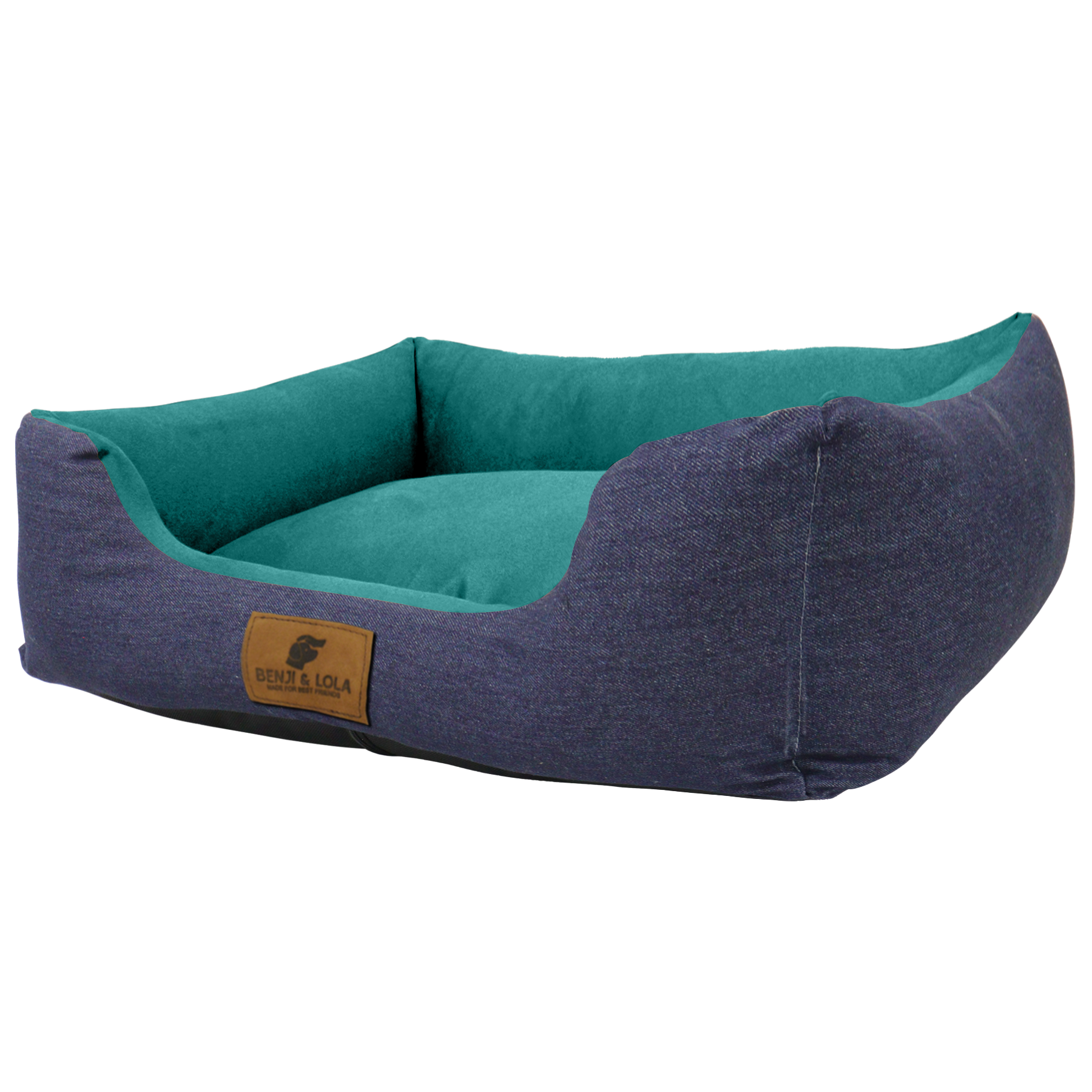 Cama venecia Mezclilla C/ Turquesa Md 