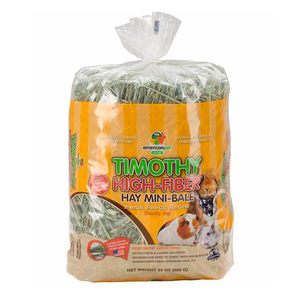 Pasto timothy gold high fiber american pet 680 gr