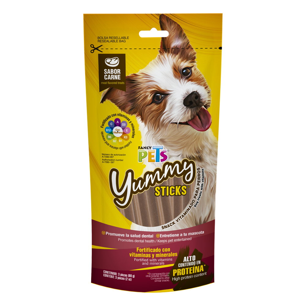 Yummy sticks 3pzs  gr 