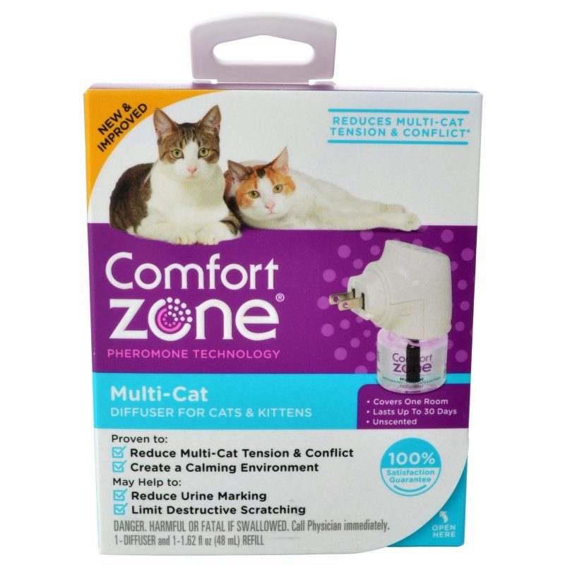 Kit difusor multi-gatos comfort zone 1-pk