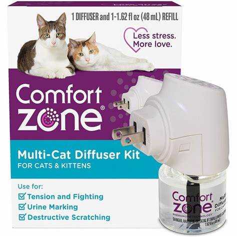 Kit difusor multi-gatos comfort zone 1-pk