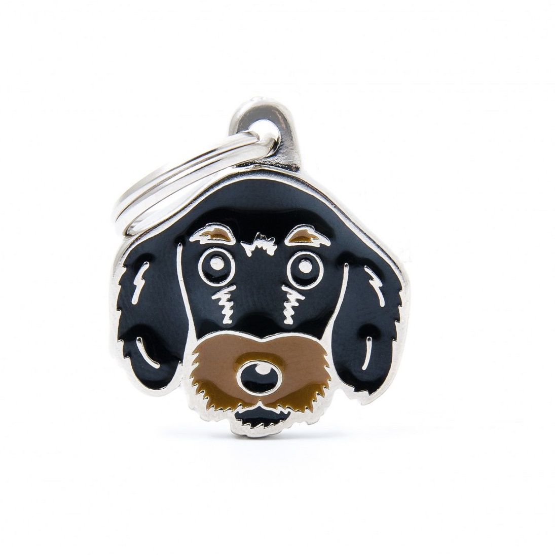 Plaquita friends black and tan wire-haired dachshund   