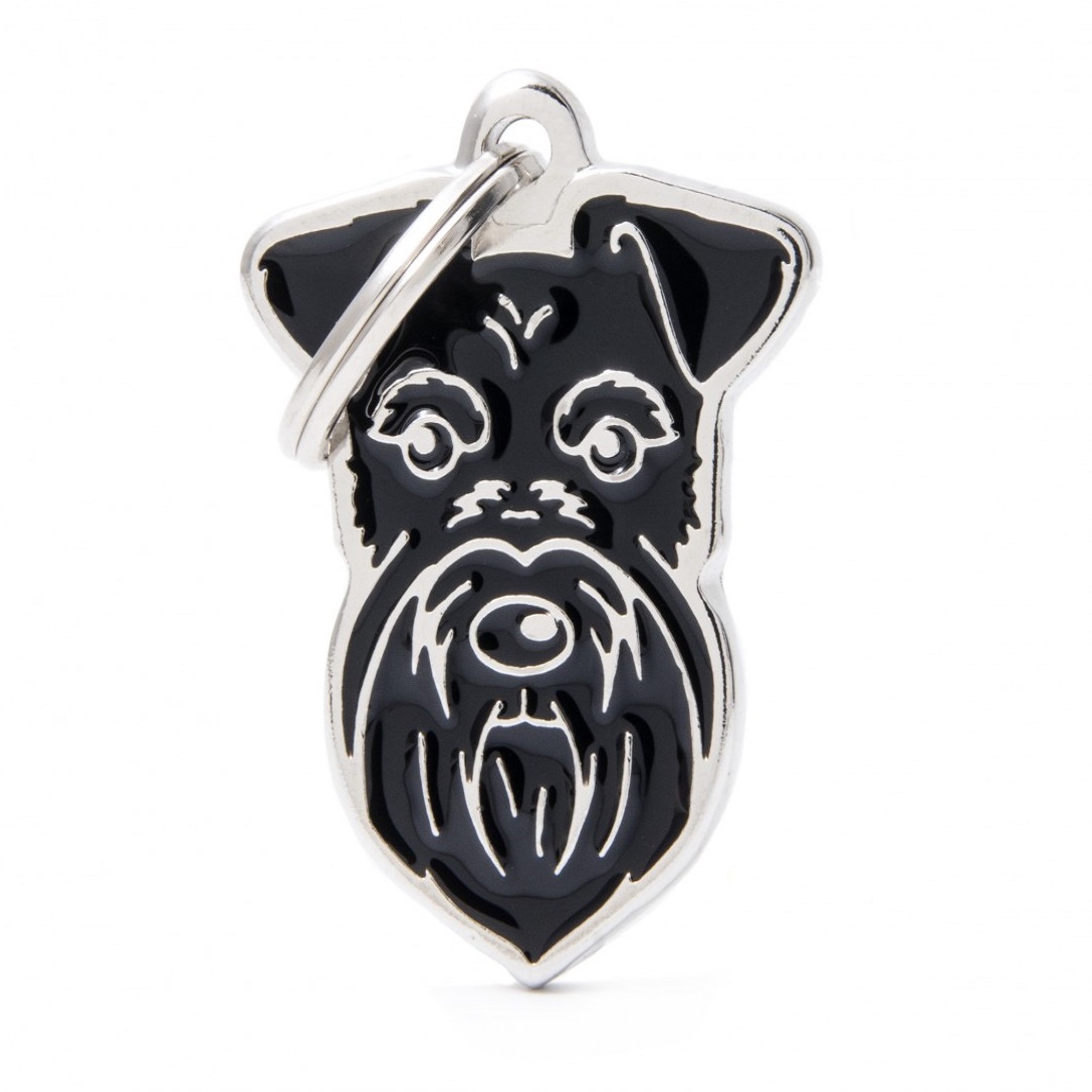 Plaquita friends black schnauzer