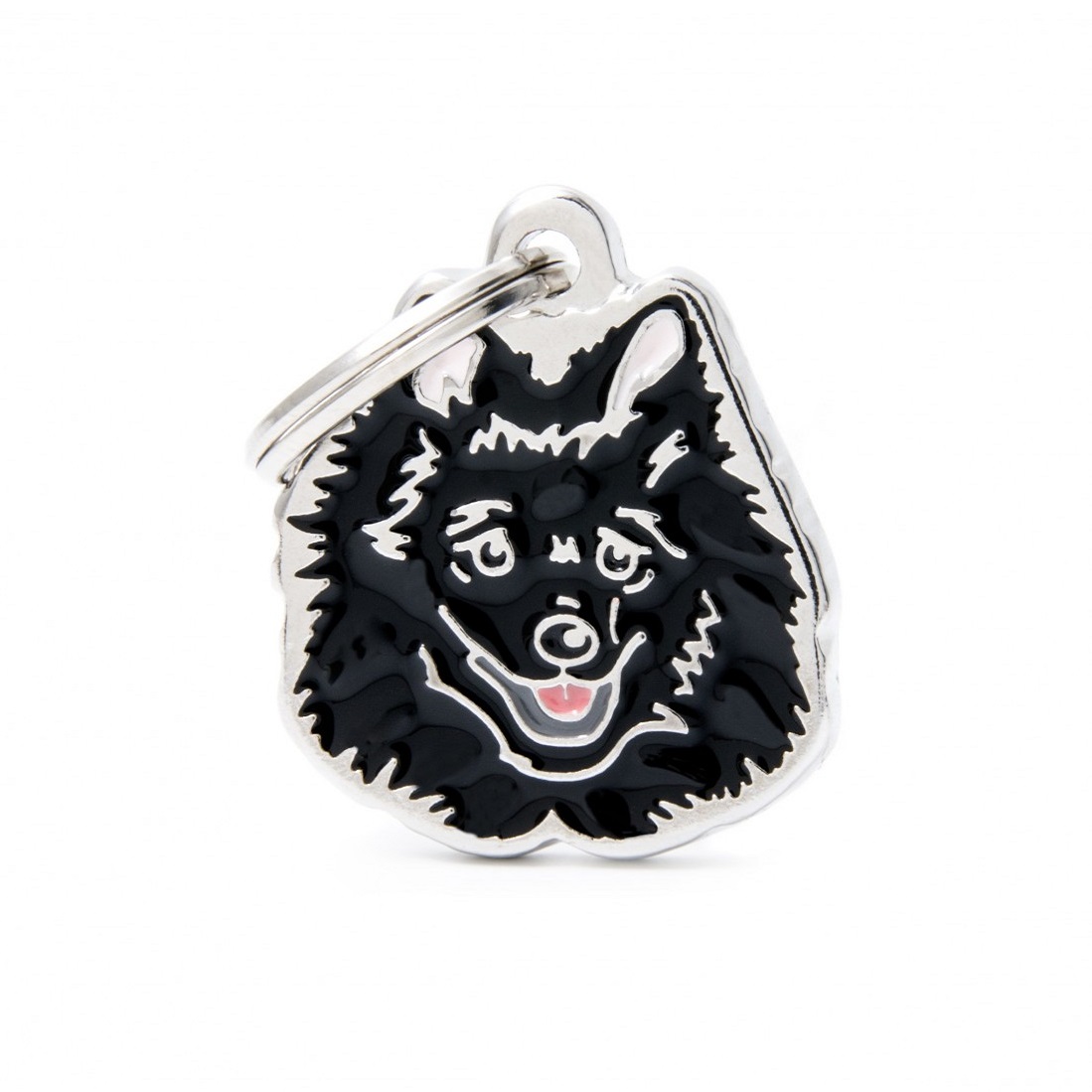 Plaquita friends black italian spitz   
