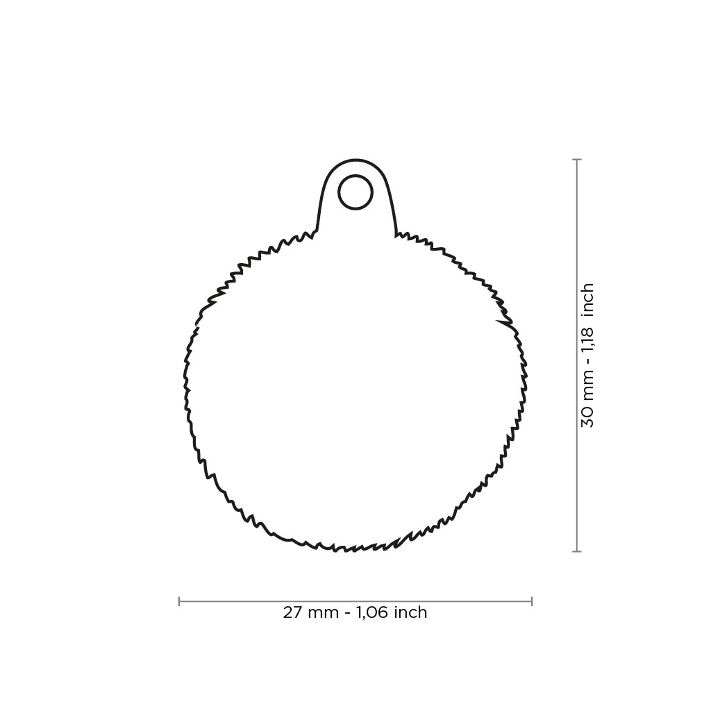 Plaquita friends bichón frisé
